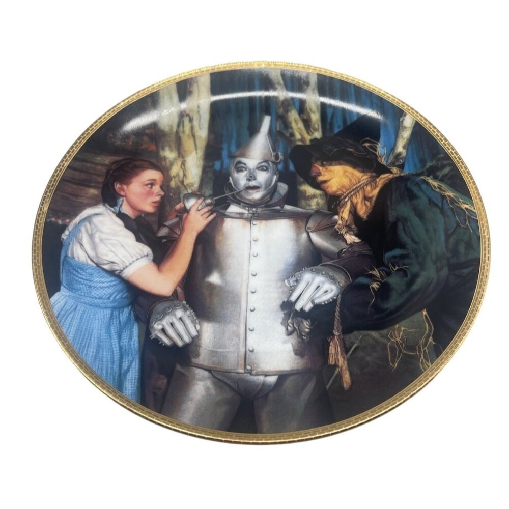 Hamilton Collection The Wizard of Oz plate The Tin Man Speaks #0738B READ